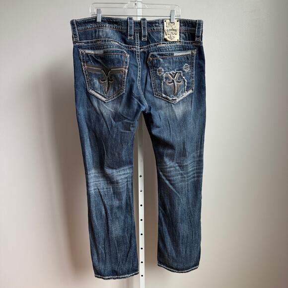 Rock Revival sz 41‎ blue denim jeans - Picture 8 of 10